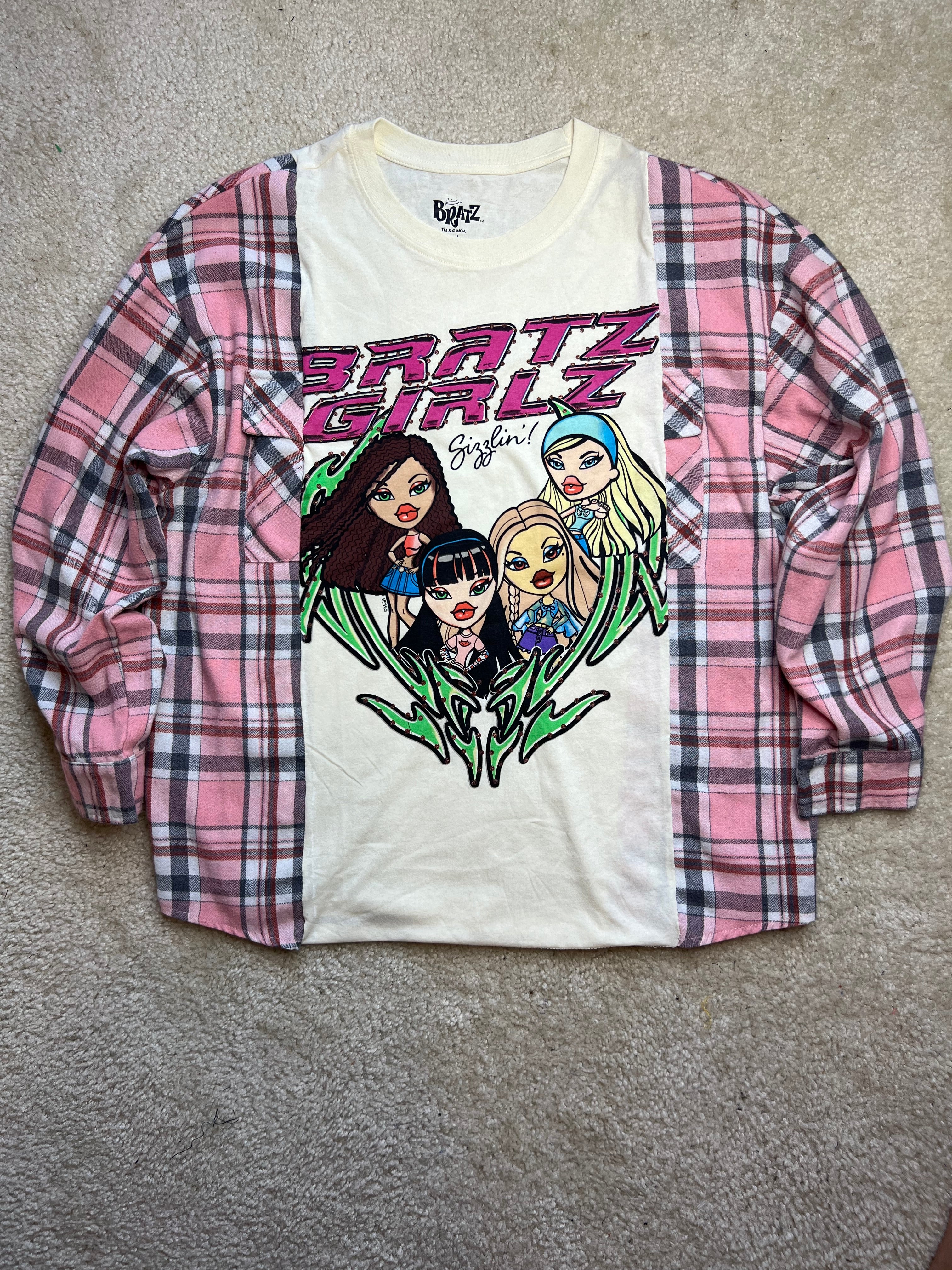 Custom Bratz flannel shirt