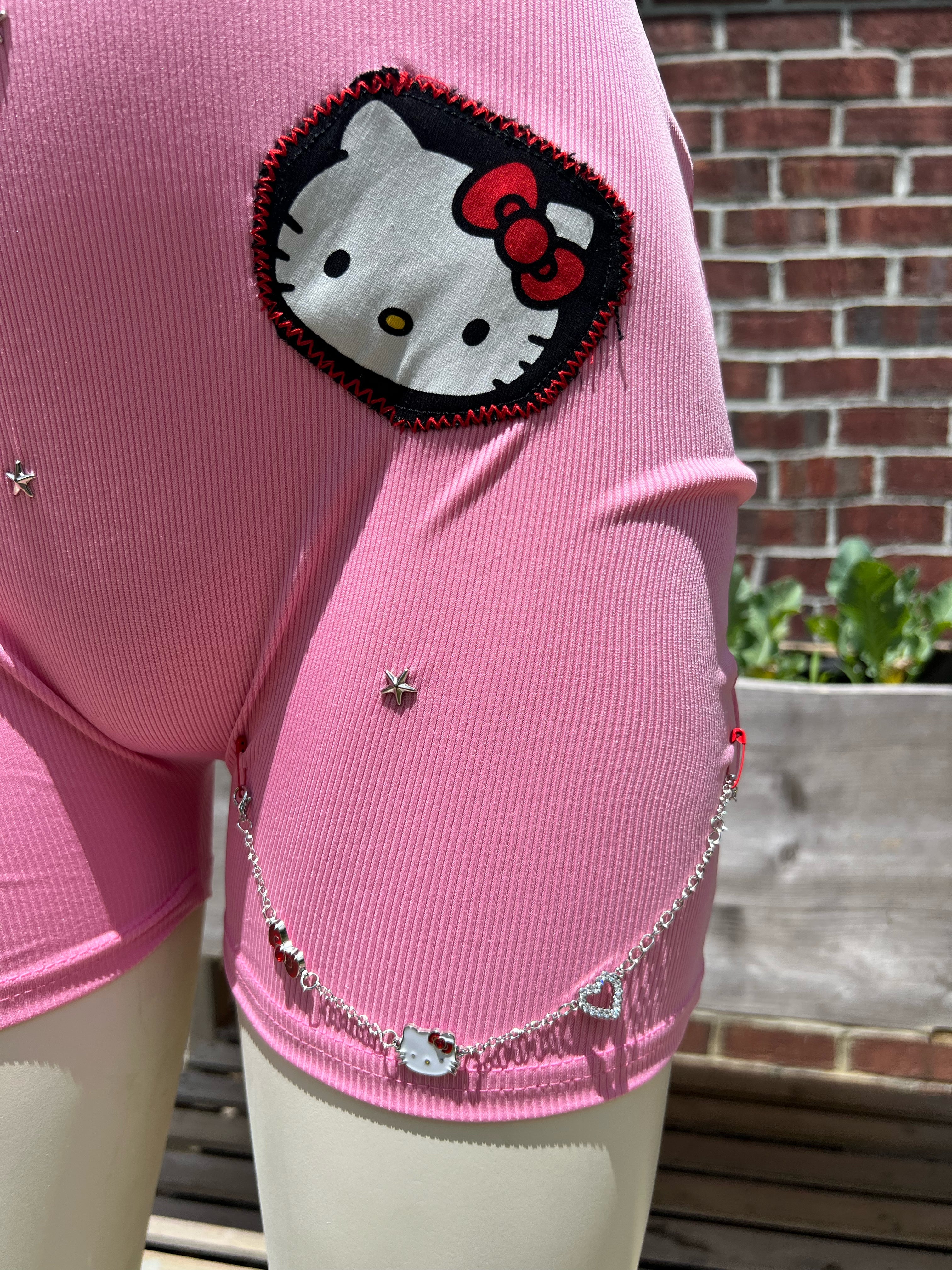 Hello kitty rockstar romper