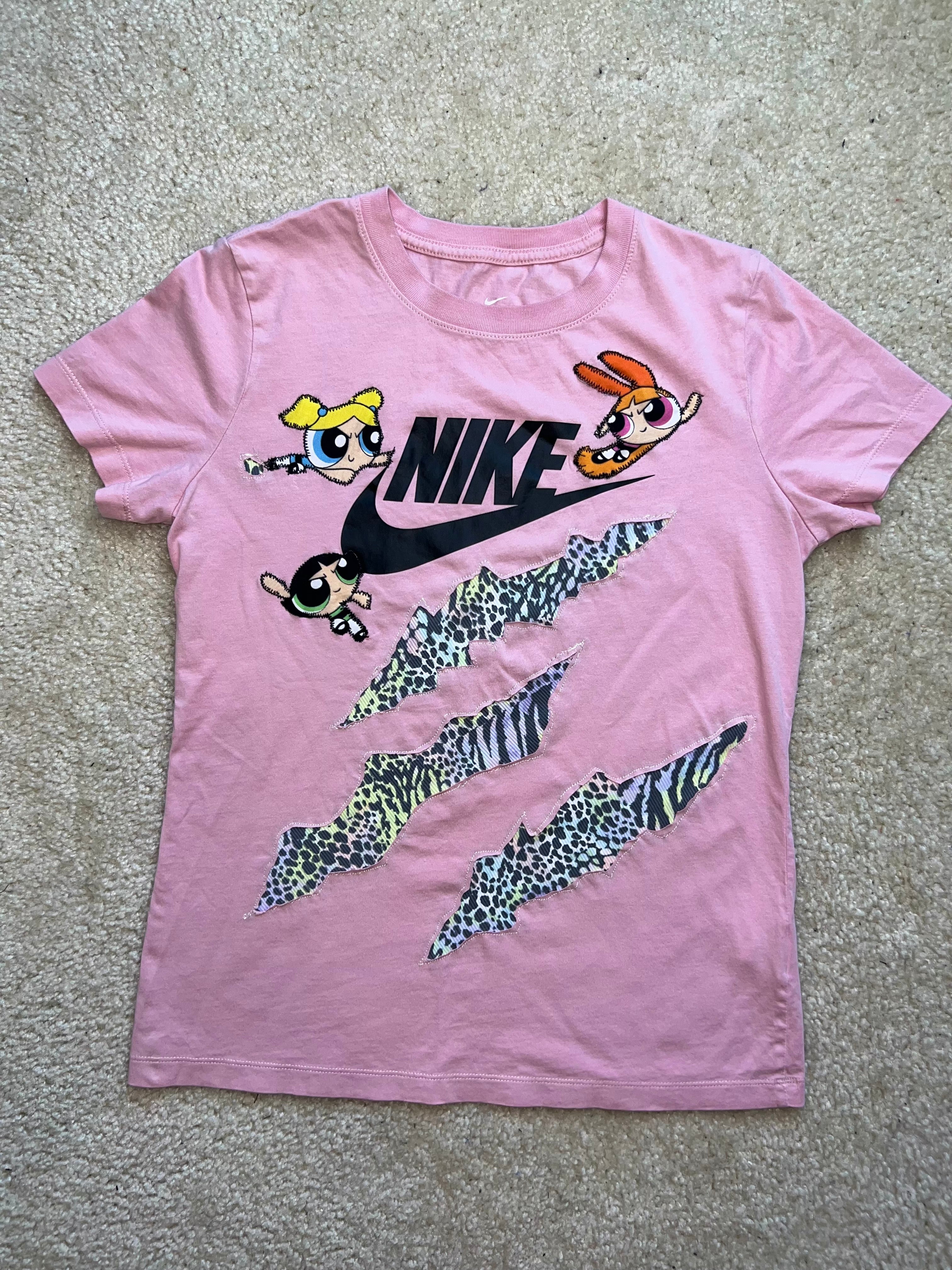 Powerpuff girl claw Nike shirt