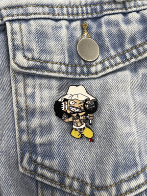 One piece pin set