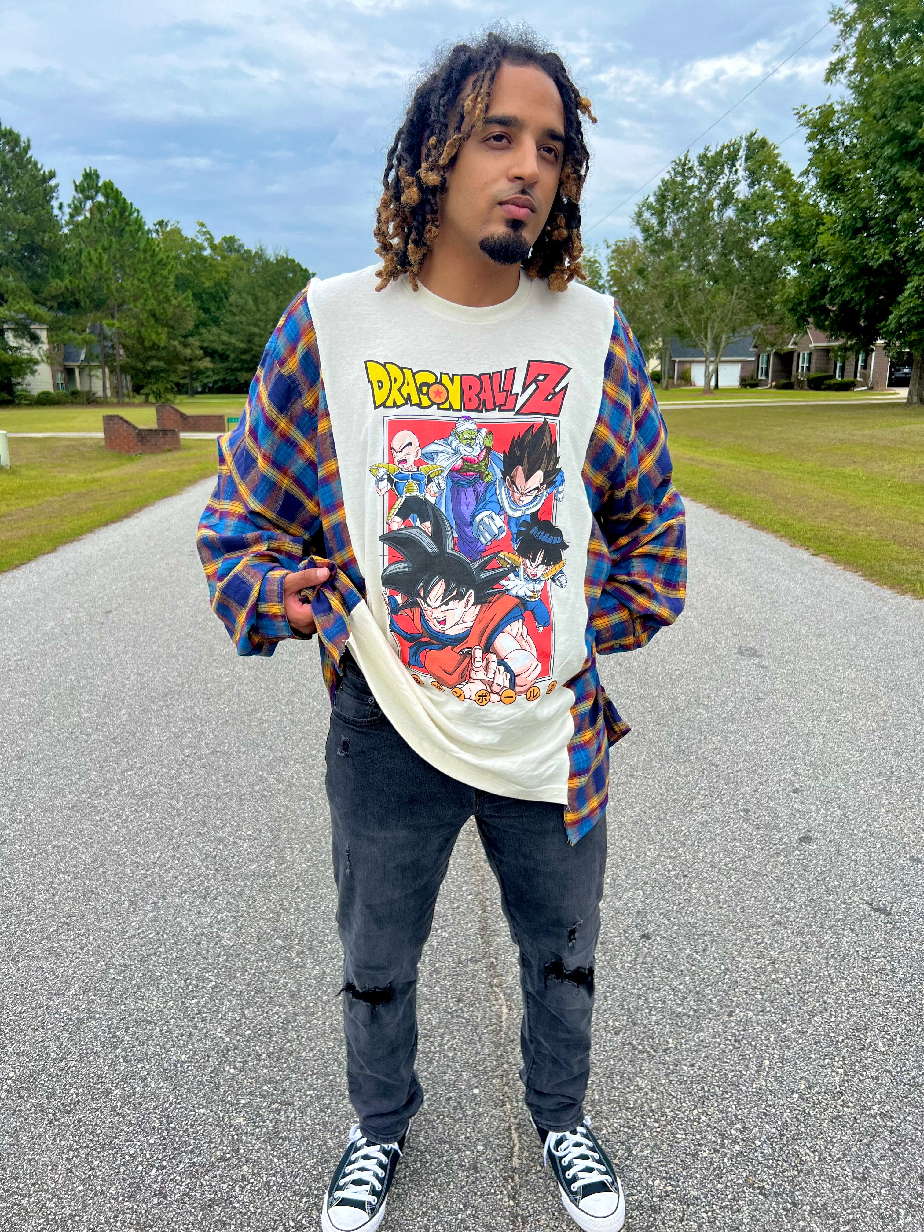 Dbz flannel (fit up to 5xl)