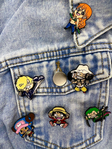 One piece pin set