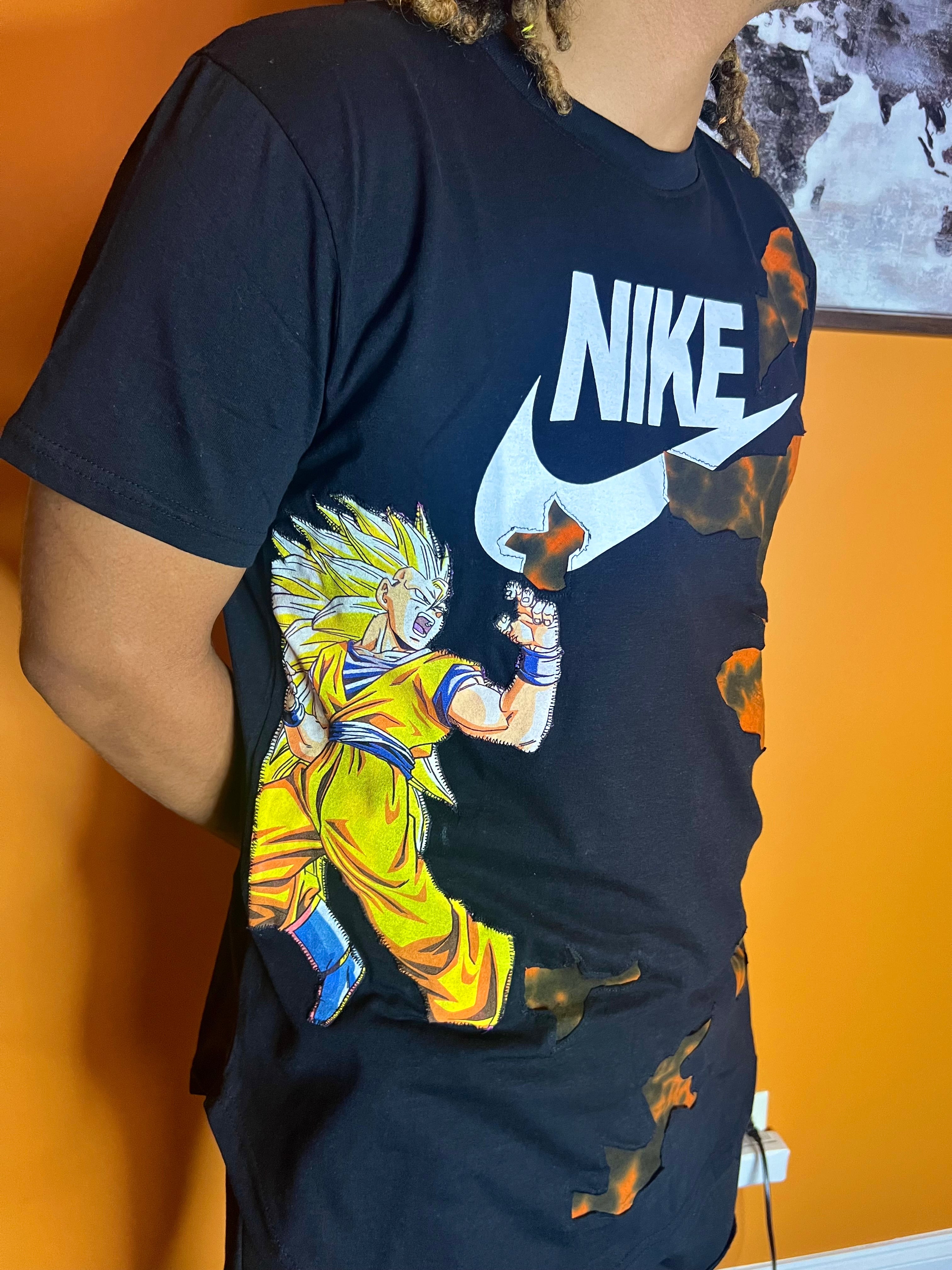 Custom Goku Nike shirt