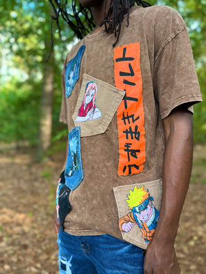 Naruto pocket patch shirt