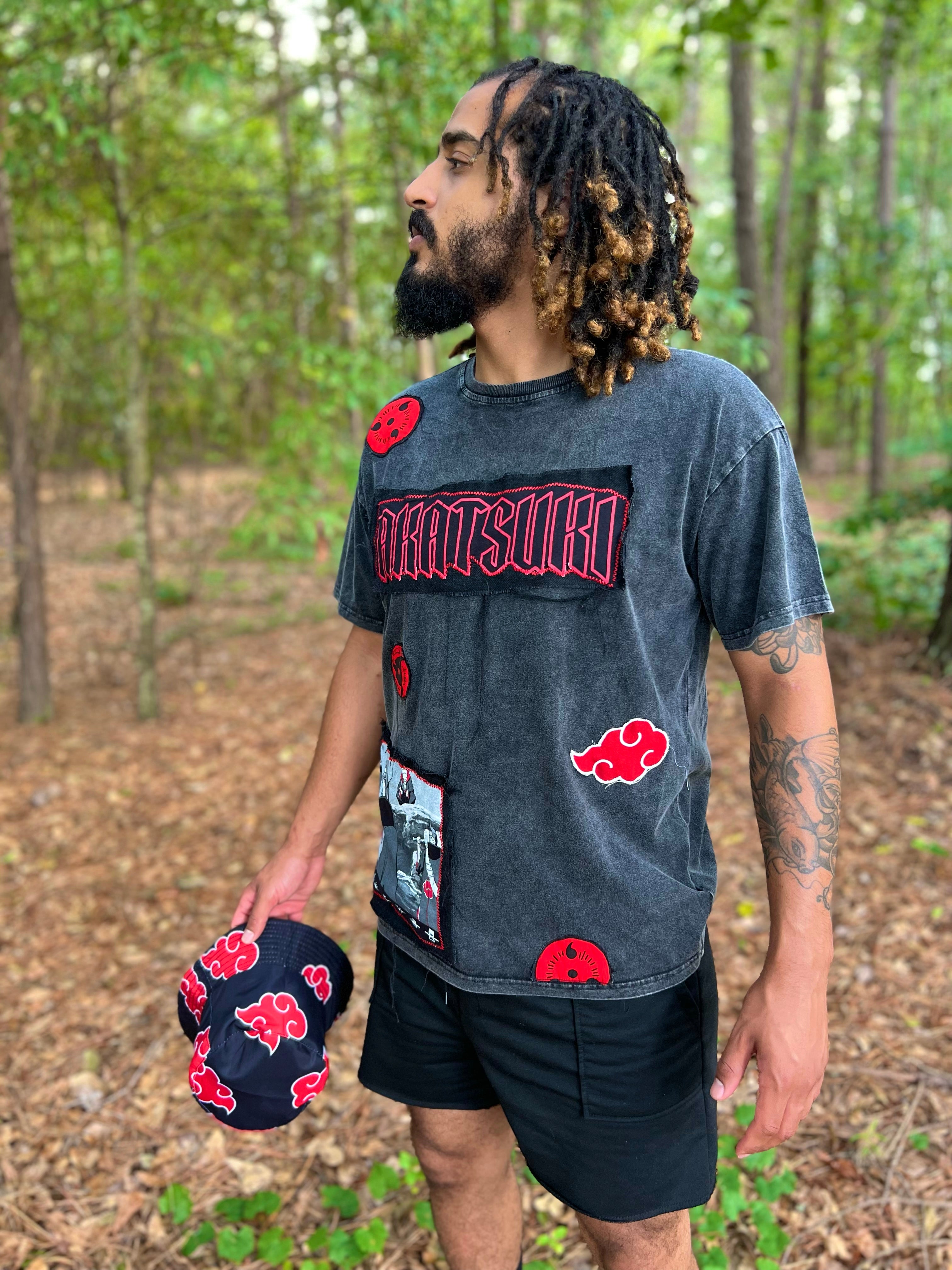 AKATSUKI hat & shirt set! Custom