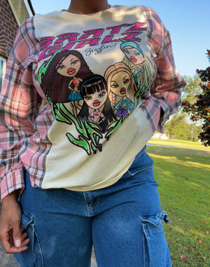 Custom Bratz flannel shirt