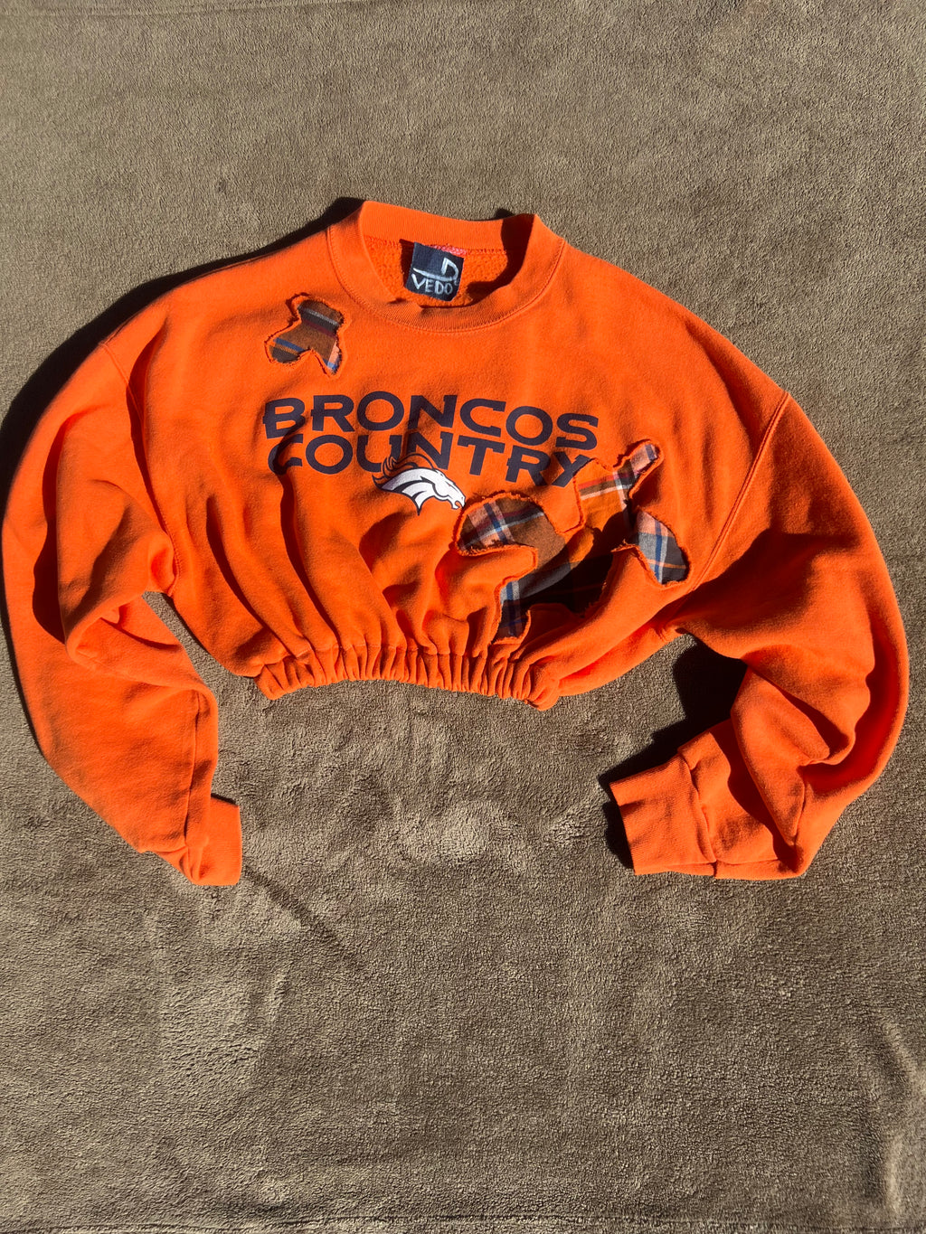 Broncos cinched sweater