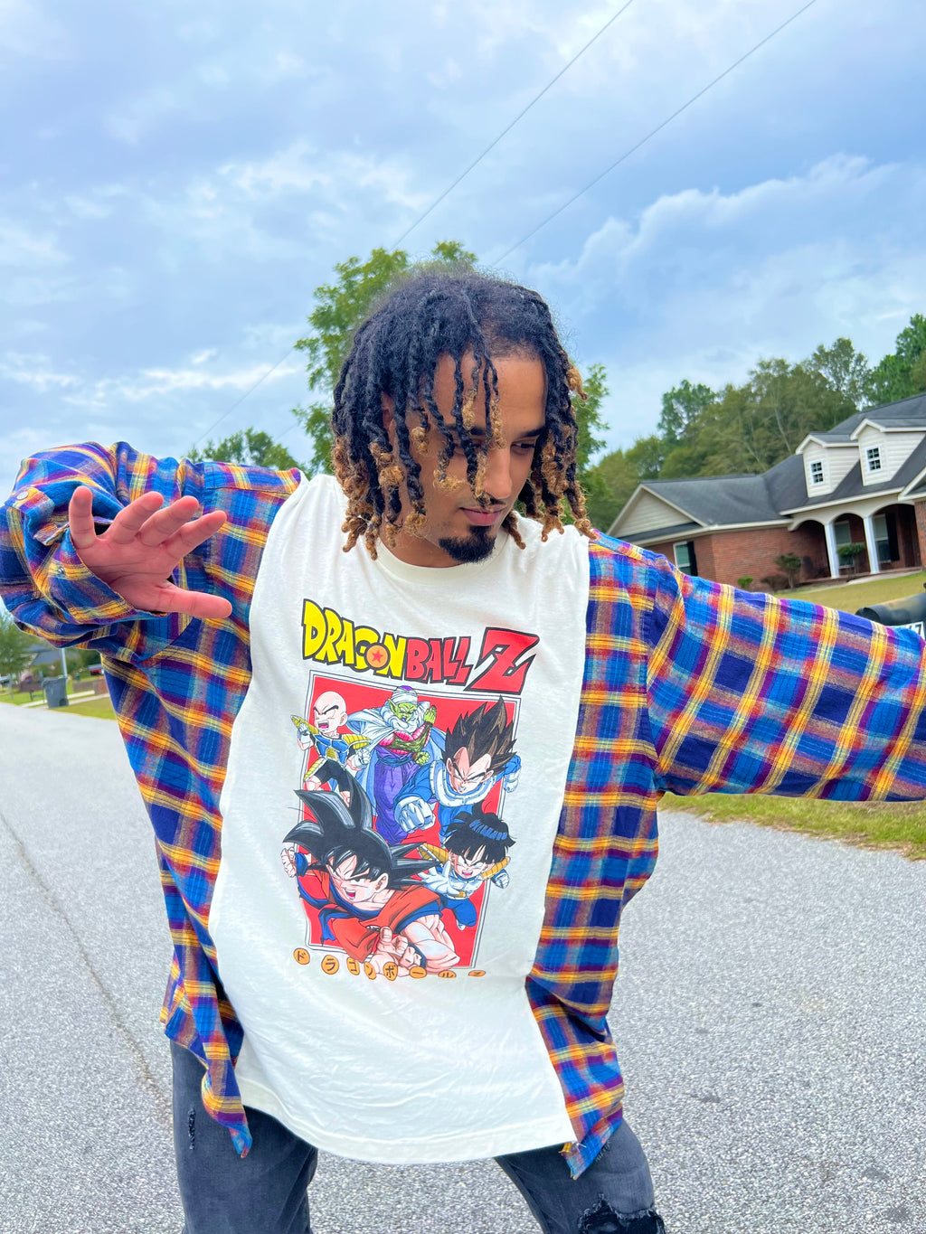 Dbz flannel (fit up to 5xl)