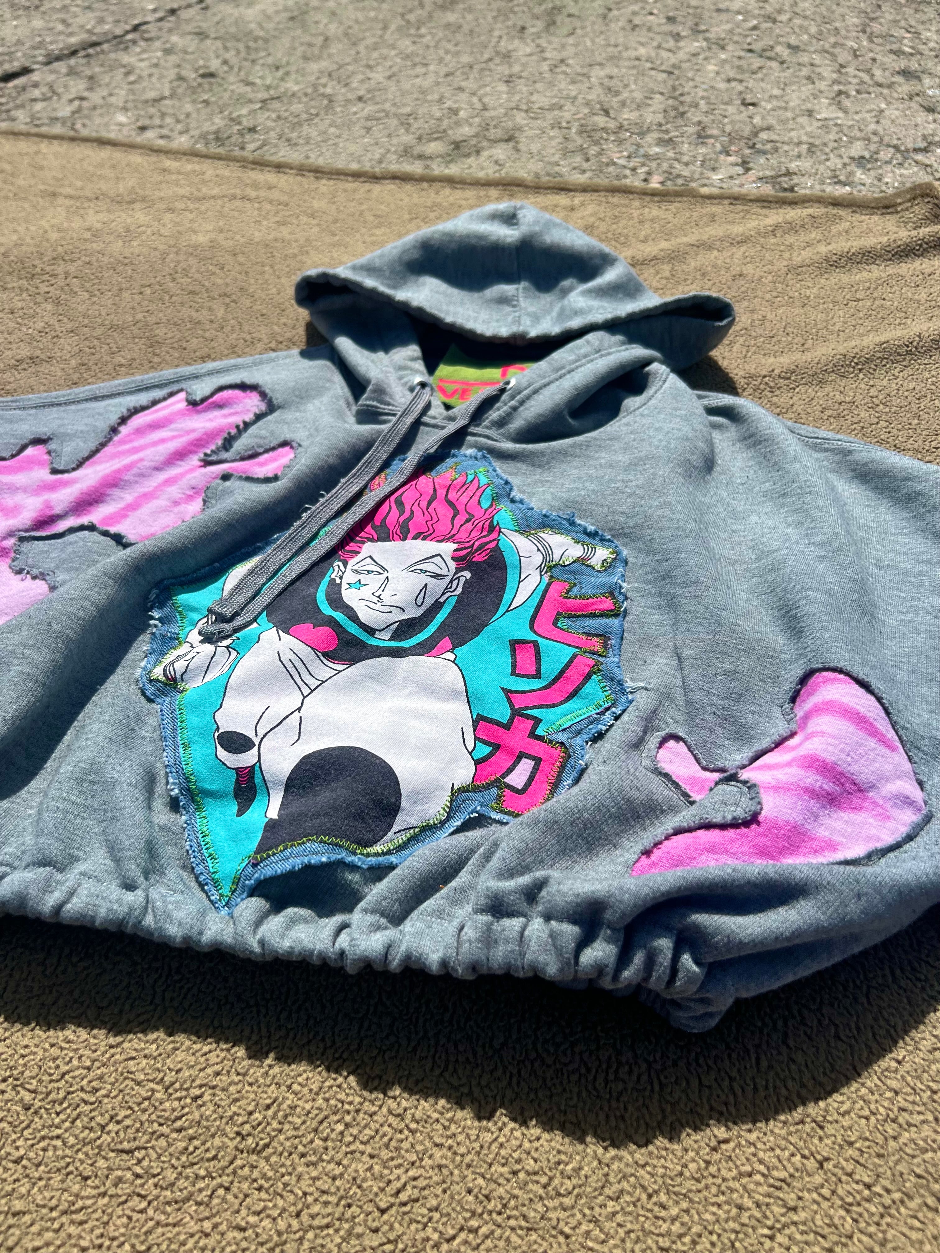 Hisoka crop hoodie