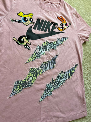 Powerpuff girl claw Nike shirt