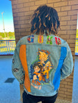 Goku transformation patch jacket