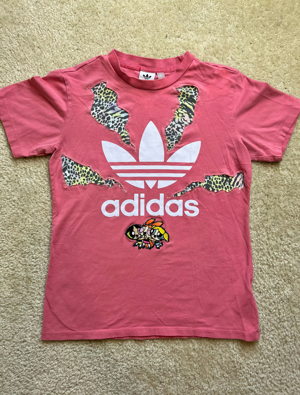 Custom powerpuff girls adidas shirt