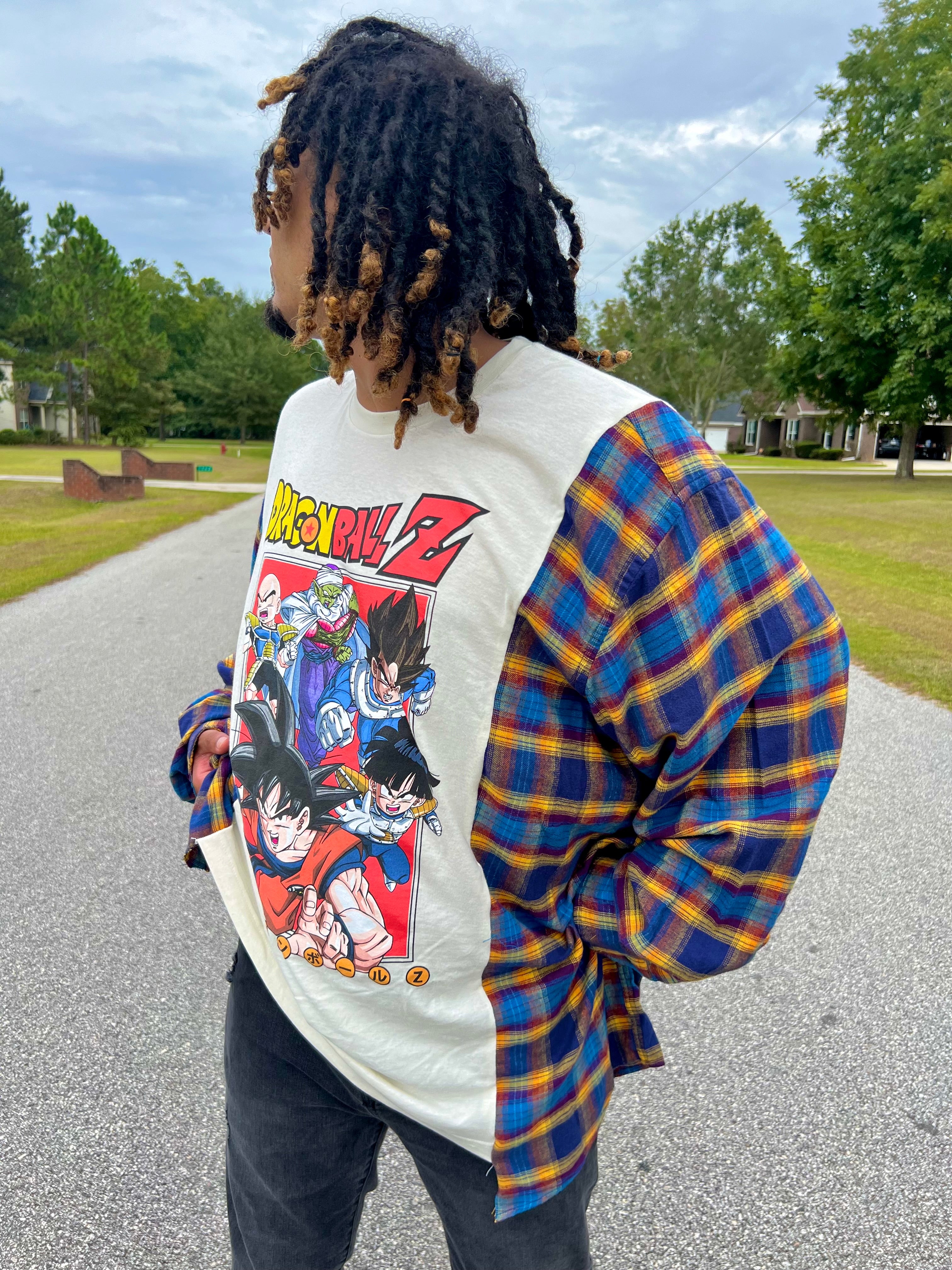 Dbz flannel (fit up to 5xl)