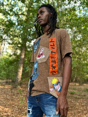 Naruto pocket patch shirt