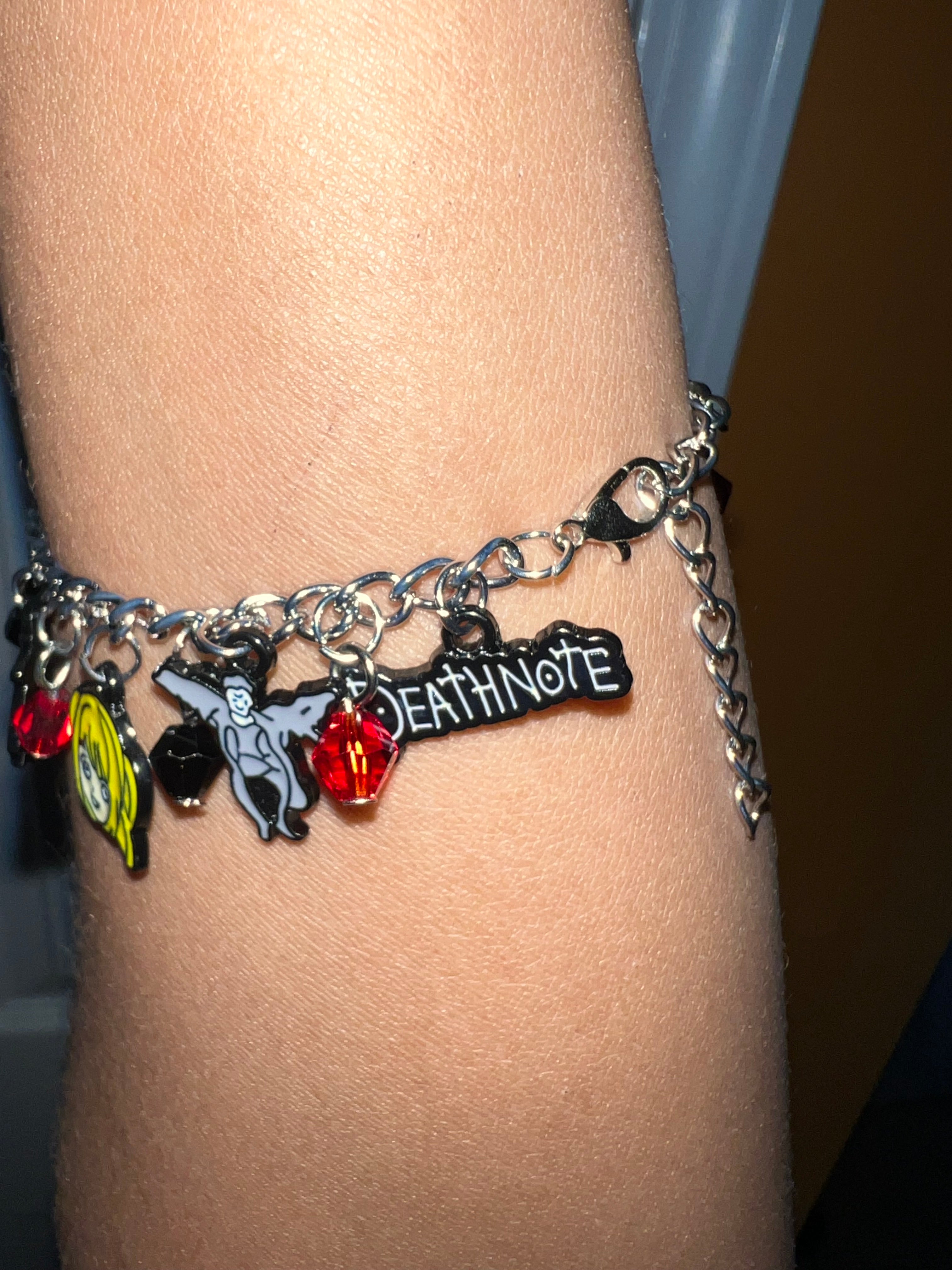 Death note charm bracelet