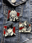 3pack chainsaw man pins