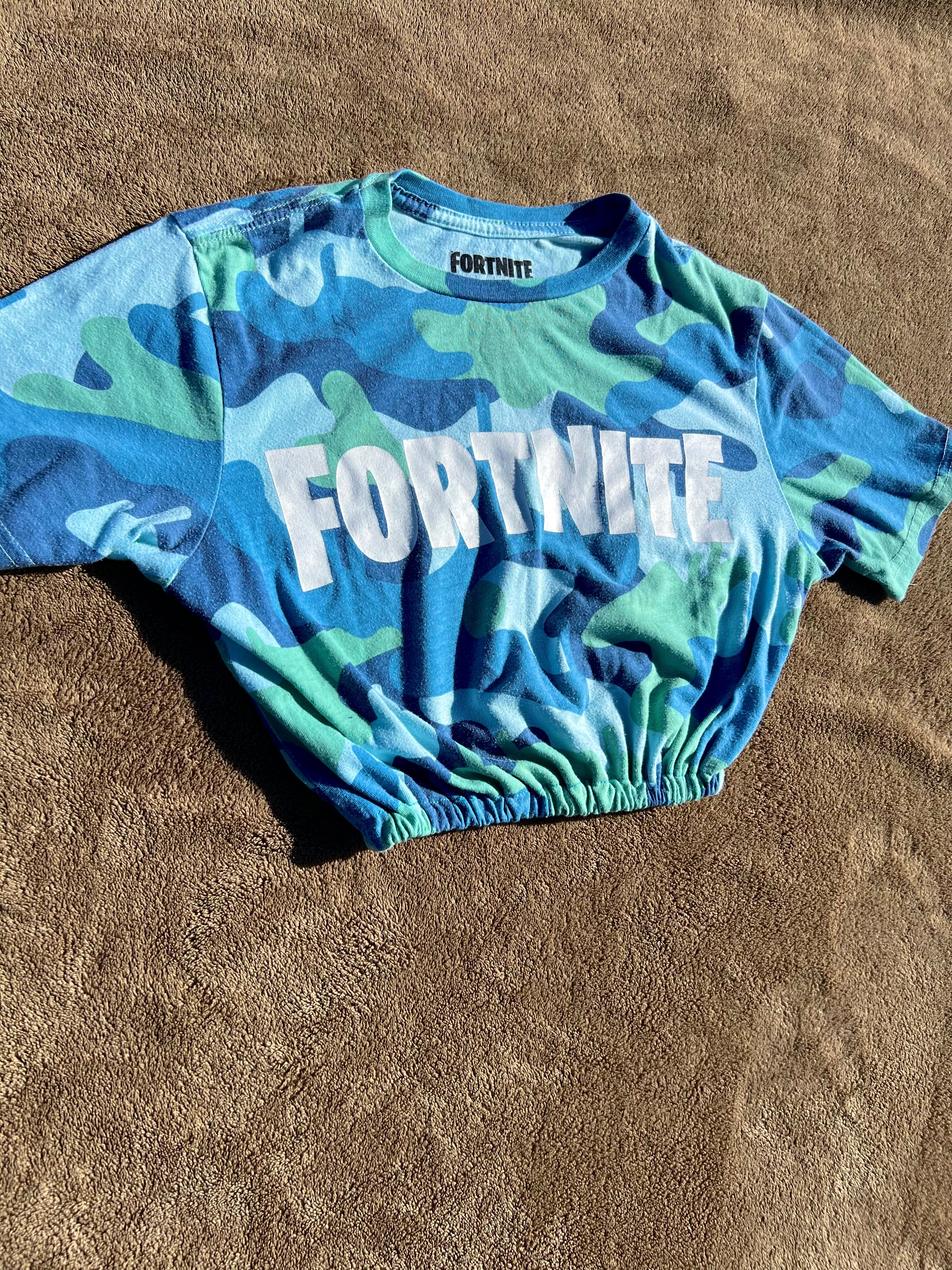 Camo Fortnite cinched crop