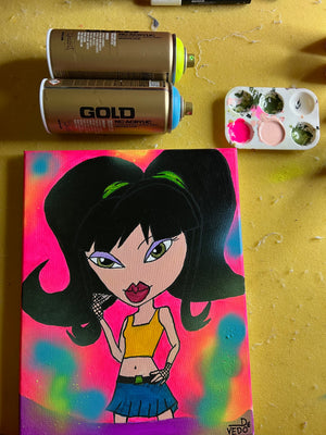 Bratz Jade painting