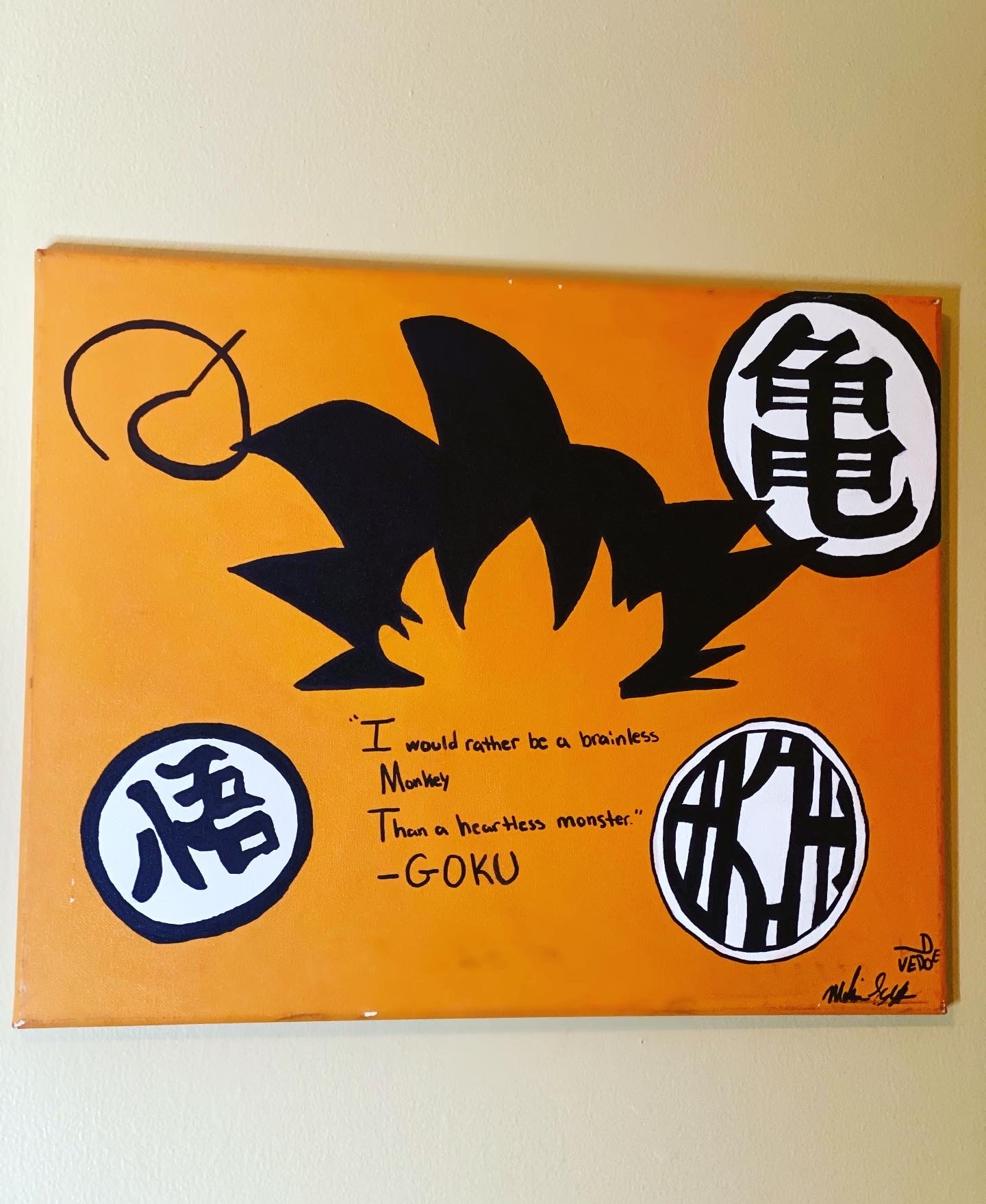 Goku painting