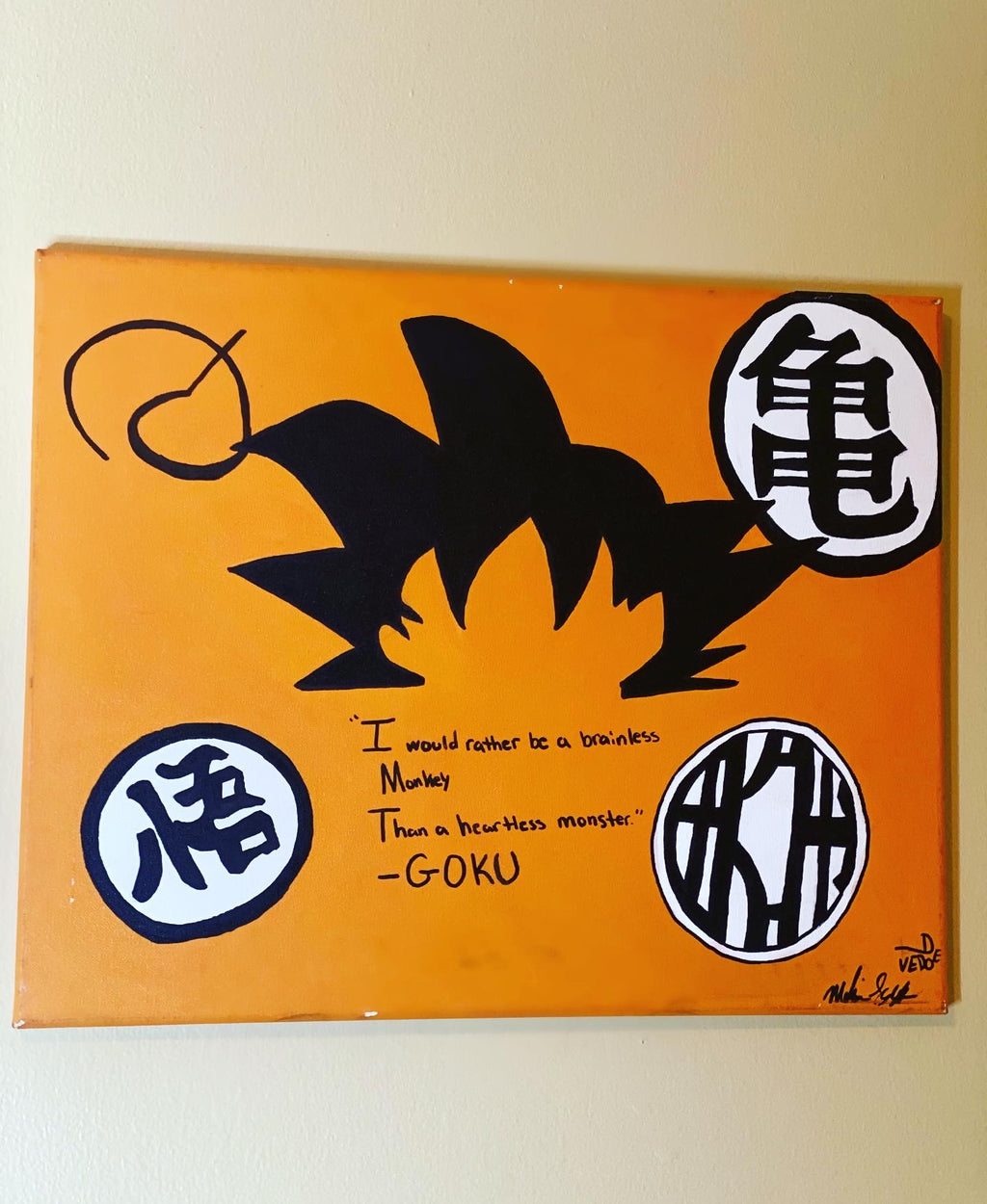 Goku painting